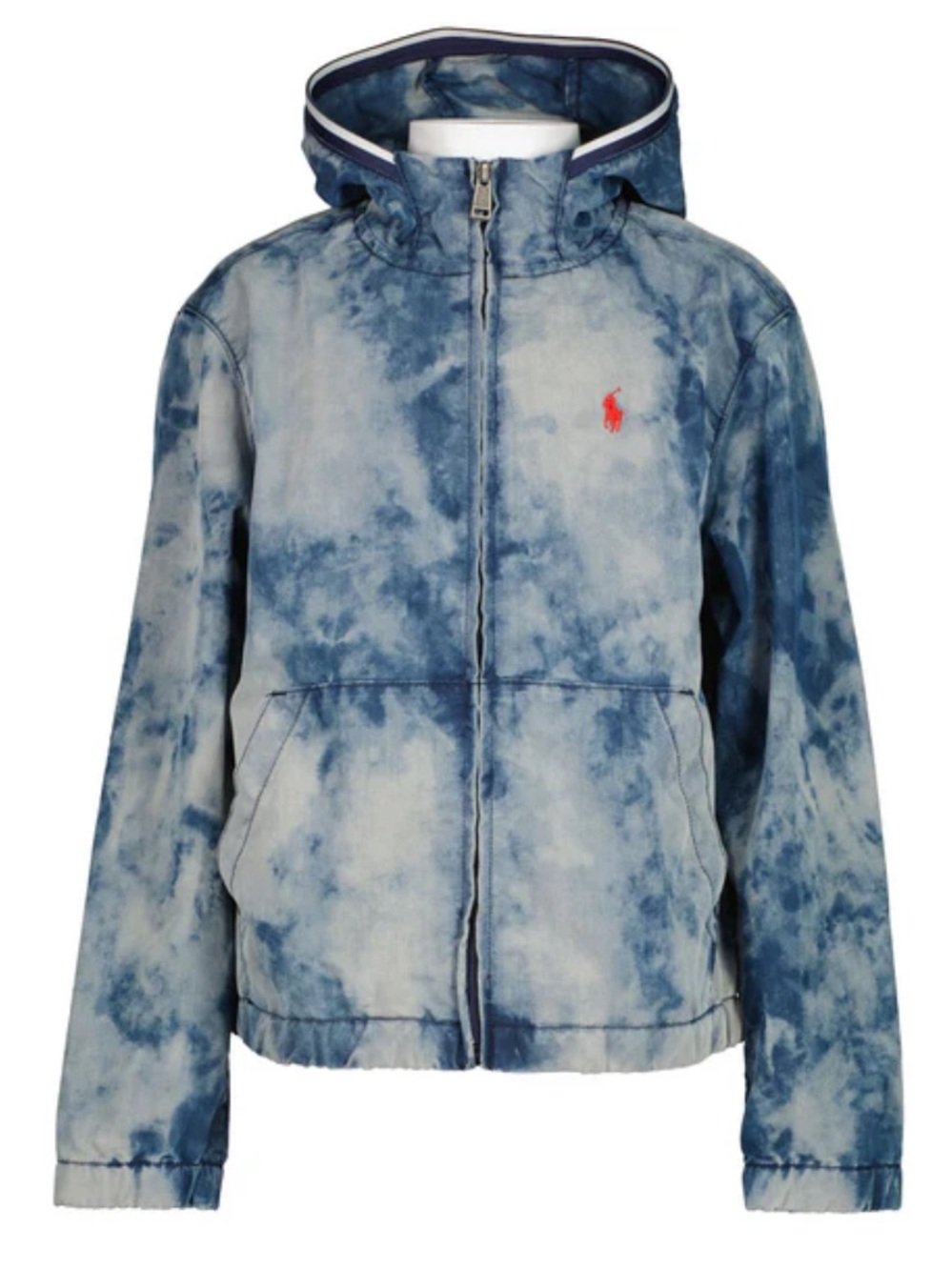 Ralph Lauren tie-dye denim full-zip hoodie